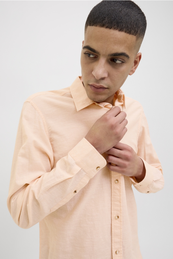 JJESUMMER SHIRT LS SN 12269315 PEACH PARFAIT